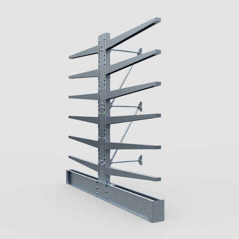 Cantilever Rack - Double Sided - Heavy Duty - Hot Dip Galvanized - Add-On Bay - Height 3048mm