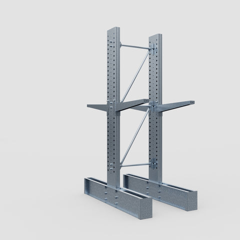 Cantilever Rack - Double Sided - Heavy Duty - Hot Dip Galvanized - Add-On Bay - Height 3048mm