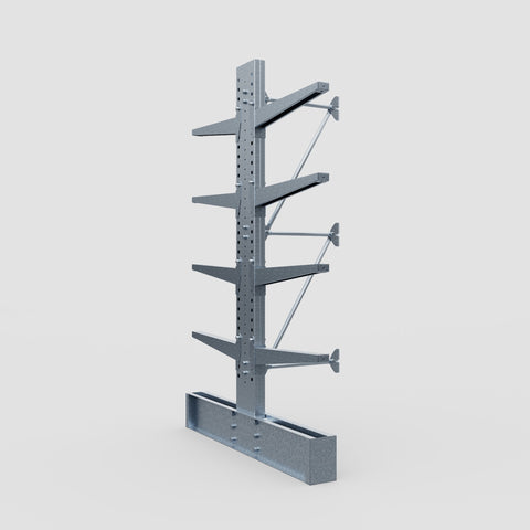 Cantilever Rack - Double Sided - Heavy Duty - Hot Dip Galvanized - Add-On Bay - Height 3048mm