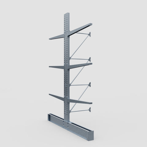 Cantilever Rack - Double Sided - Super Heavy Duty - Hot Dip Galvanized - Add-On Bay - Height 4877mm
