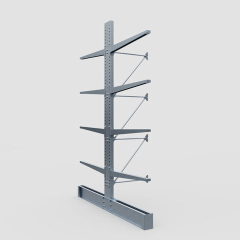 Cantilever Rack - Double Sided - Super Heavy Duty - Hot Dip Galvanized - Add-On Bay - Height 4877mm