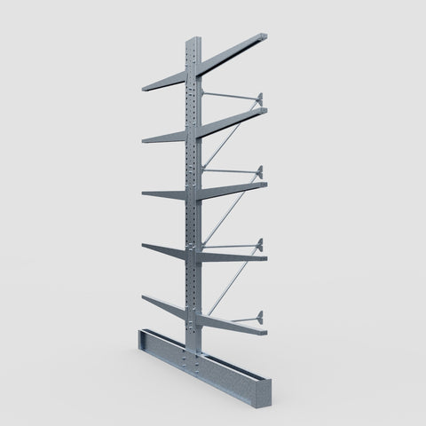 Cantilever Rack - Double Sided - Super Heavy Duty - Hot Dip Galvanized - Add-On Bay - Height 4877mm