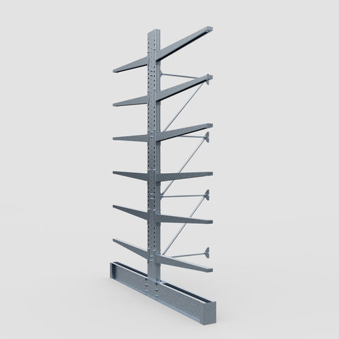 Cantilever Rack - Double Sided - Heavy Duty - Hot Dip Galvanized - Add-On Bay - Height 4572mm