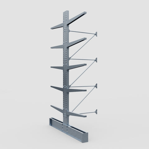 Cantilever Rack - Double Sided - Super Heavy Duty - Hot Dip Galvanized - Add-On Bay - Height 4877mm