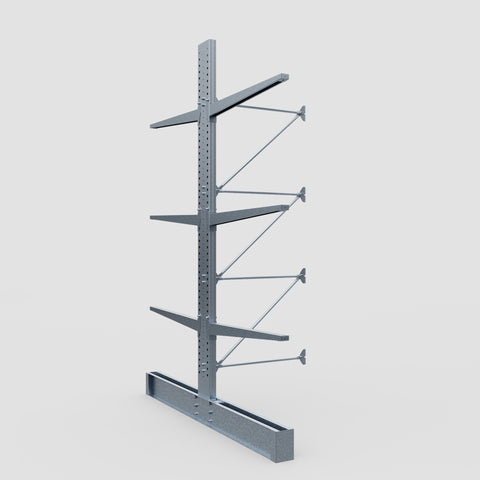 Cantilever Rack - Double Sided - Super Heavy Duty - Hot Dip Galvanized - Add-On Bay - Height 4877mm