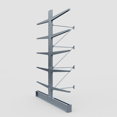 Cantilever Rack - Double Sided - Super Heavy Duty - Hot Dip Galvanized - Add-On Bay - Height 4877mm