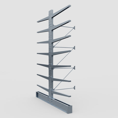 Cantilever Rack - Double Sided - Ultra Heavy Duty - Hot Dip Galvanized - Add-On Bay - Height 4877mm