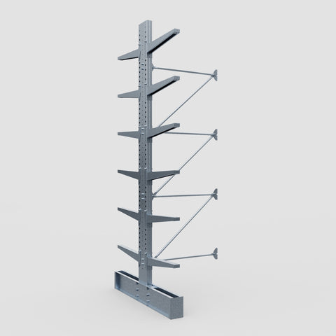 Cantilever Rack - Double Sided - Super Heavy Duty - Hot Dip Galvanized - Add-On Bay - Height 4877mm