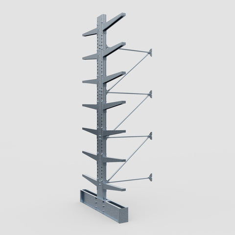 Cantilever Rack - Double Sided - Super Heavy Duty - Hot Dip Galvanized - Add-On Bay - Height 4877mm