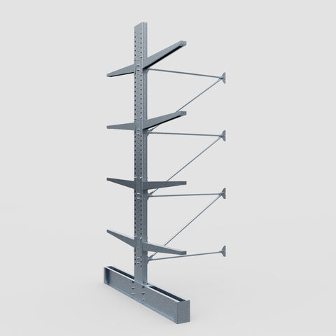 Cantilever Rack - Double Sided - Super Heavy Duty - Hot Dip Galvanized - Add-On Bay - Height 4877mm