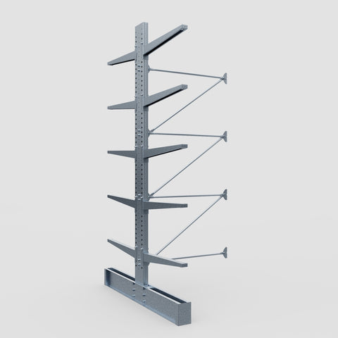 Cantilever Rack - Double Sided - Super Heavy Duty - Hot Dip Galvanized - Add-On Bay - Height 4877mm