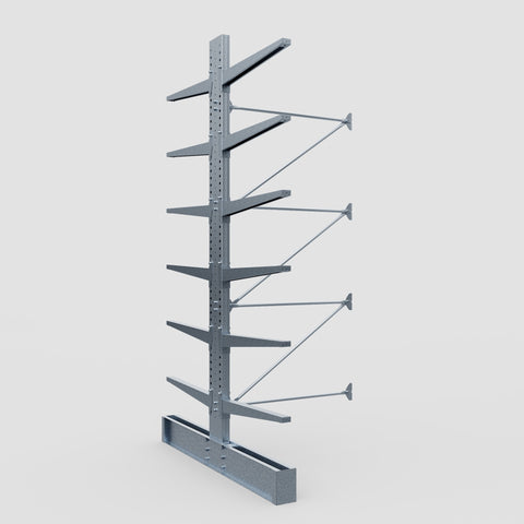 Cantilever Rack - Double Sided - Heavy Duty - Hot Dip Galvanized - Add-On Bay - Height 4572mm