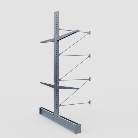 Cantilever Rack - Double Sided - Heavy Duty - Hot Dip Galvanized - Add-On Bay - Height 4572mm