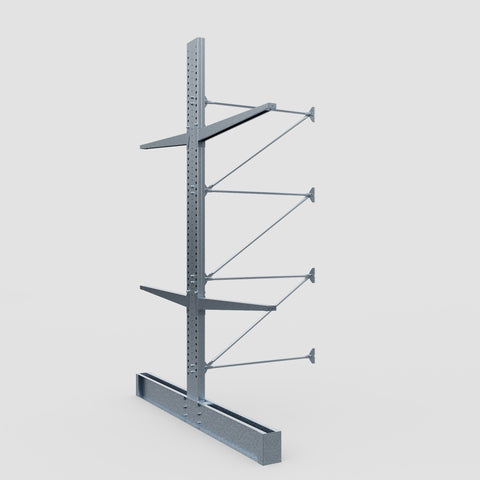 Cantilever Rack - Double Sided - Ultra Heavy Duty - Hot Dip Galvanized - Add-On Bay - Height 4877mm