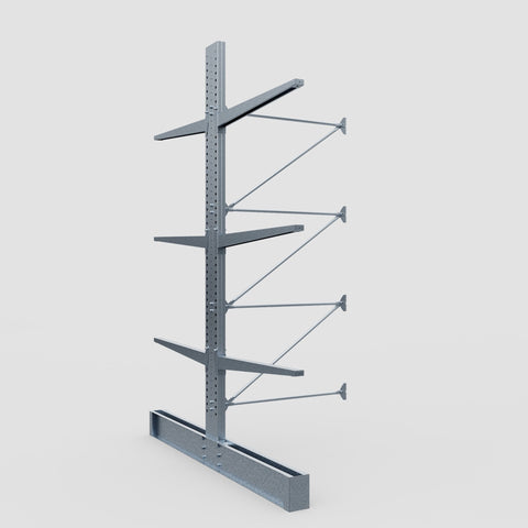 Cantilever Rack - Double Sided - Super Heavy Duty - Hot Dip Galvanized - Add-On Bay - Height 4877mm