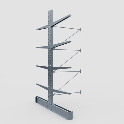 Cantilever Rack - Double Sided - Super Heavy Duty - Hot Dip Galvanized - Add-On Bay - Height 4877mm
