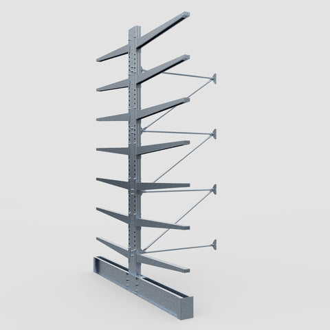 Cantilever Rack - Double Sided - Heavy Duty - Hot Dip Galvanized - Add-On Bay - Height 4572mm