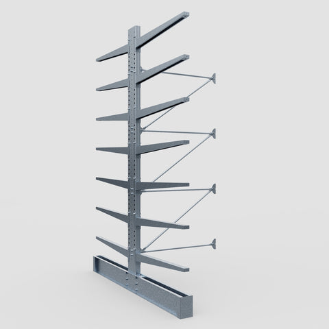 Cantilever Rack - Double Sided - Super Heavy Duty - Hot Dip Galvanized - Add-On Bay - Height 4877mm