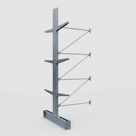 Cantilever Rack - Double Sided - Super Heavy Duty - Hot Dip Galvanized - Add-On Bay - Height 4877mm