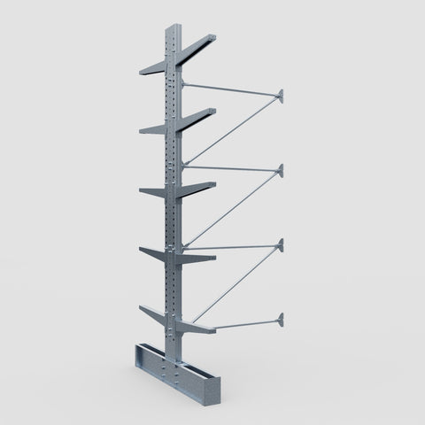 Cantilever Rack - Double Sided - Super Heavy Duty - Hot Dip Galvanized - Add-On Bay - Height 4877mm