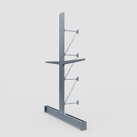 Cantilever Rack - Double Sided - Ultra Heavy Duty - Hot Dip Galvanized - Add-On Bay - Height 4877mm