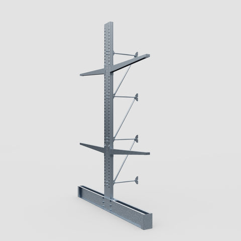 Cantilever Rack - Double Sided - Heavy Duty - Hot Dip Galvanized - Add-On Bay - Height 4572mm