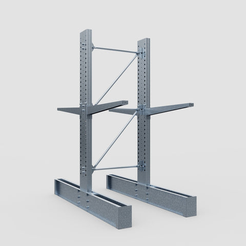 Cantilever Rack - Double Sided - Ultra Heavy Duty - Hot Dip Galvanized - Full Bay - Height 4267mm