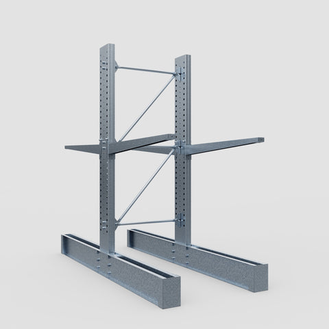 Cantilever Rack - Double Sided - Heavy Duty - Hot Dip Galvanized - Full Bay - Height 3048mm