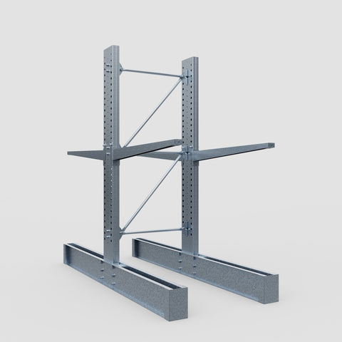 Cantilever Rack - Double Sided - Ultra Heavy Duty - Hot Dip Galvanized - Full Bay - Height 4267mm