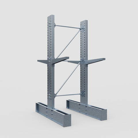 Cantilever Rack - Double Sided - Heavy Duty - Hot Dip Galvanized - Full Bay - Height 3048mm