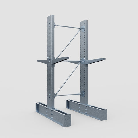 Cantilever Rack - Double Sided - Ultra Heavy Duty - Hot Dip Galvanized - Full Bay - Height 4267mm