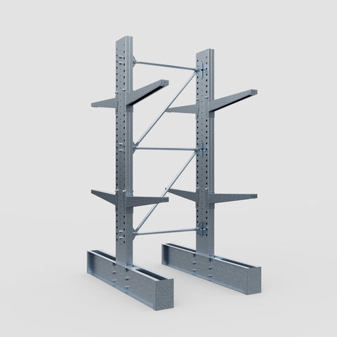 Cantilever Rack - Double Sided - Heavy Duty - Hot Dip Galvanized - Full Bay - Height 3048mm