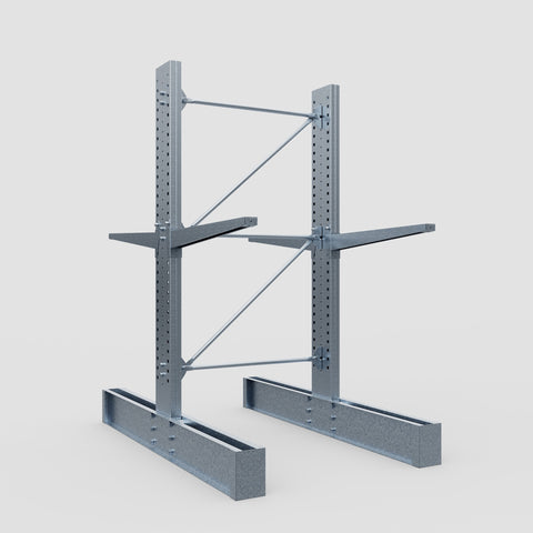 Cantilever Rack - Double Sided - Heavy Duty - Hot Dip Galvanized - Full Bay - Height 3048mm