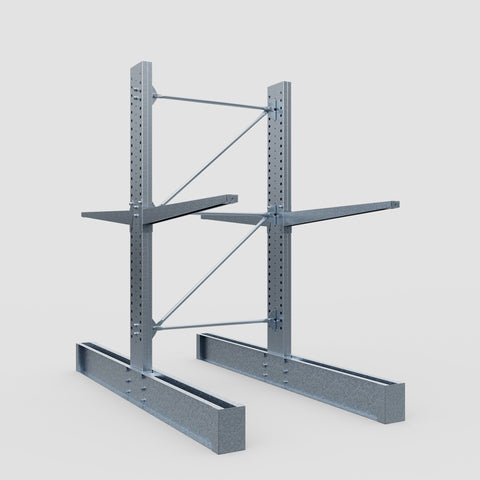 Cantilever Rack - Double Sided - Heavy Duty - Hot Dip Galvanized - Full Bay - Height 3048mm