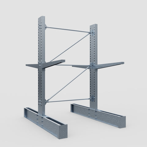 Cantilever Rack - Double Sided - Heavy Duty - Hot Dip Galvanized - Full Bay - Height 3048mm