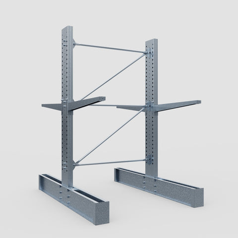 Cantilever Rack - Double Sided - Ultra Heavy Duty - Hot Dip Galvanized - Full Bay - Height 4267mm
