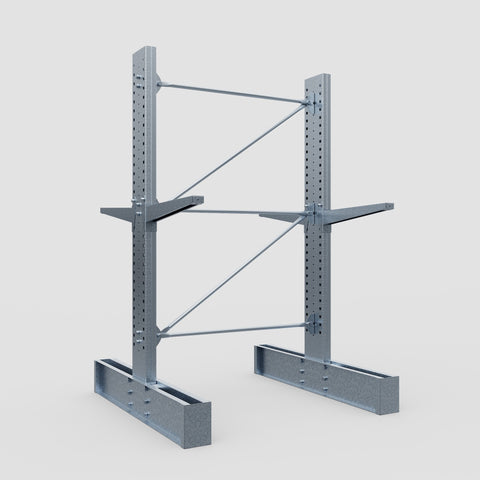 Cantilever Rack - Double Sided - Heavy Duty - Hot Dip Galvanized - Full Bay - Height 3048mm