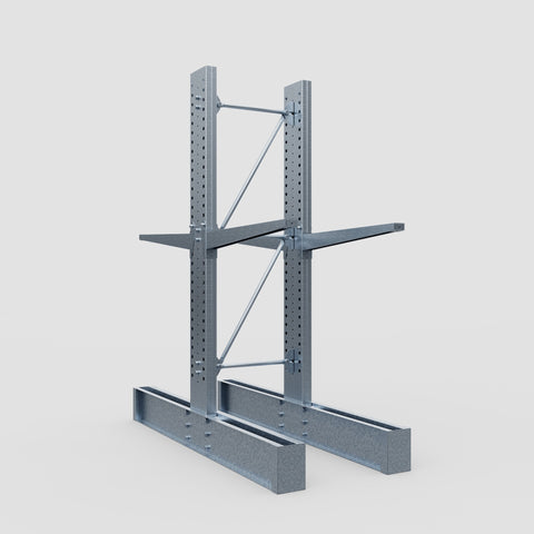 Cantilever Rack - Double Sided - Heavy Duty - Hot Dip Galvanized - Full Bay - Height 3048mm