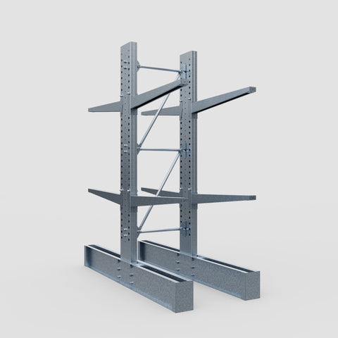 Cantilever Rack - Double Sided - Ultra Heavy Duty - Hot Dip Galvanized - Full Bay - Height 4267mm