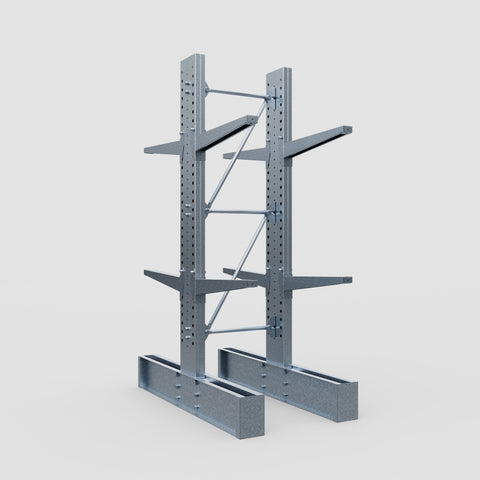 Cantilever Rack - Double Sided - Heavy Duty - Hot Dip Galvanized - Full Bay - Height 3048mm