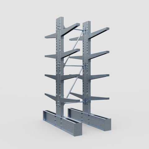 Cantilever Rack - Double Sided - Super Heavy Duty - Hot Dip Galvanized - Full Bay - Height 4267mm