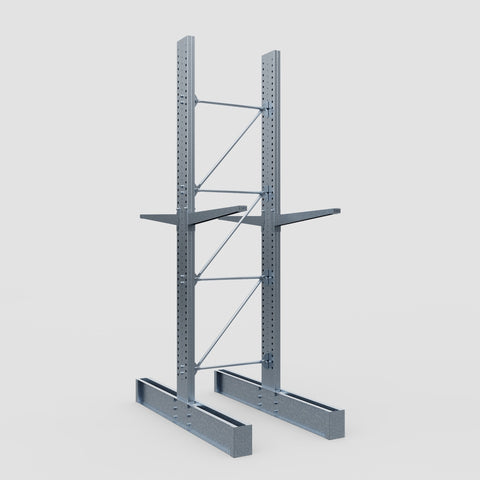 Cantilever Rack - Double Sided - Heavy Duty - Hot Dip Galvanized - Full Bay - Height 4572mm