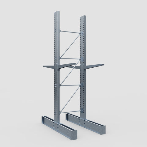 Cantilever Rack - Double Sided - Super Heavy Duty - Hot Dip Galvanized - Full Bay - Height 4877mm