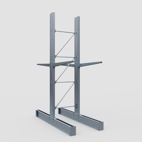 Cantilever Rack - Double Sided - Heavy Duty - Hot Dip Galvanized - Full Bay - Height 4572mm