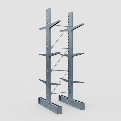 Cantilever Rack - Double Sided - Heavy Duty - Hot Dip Galvanized - Full Bay - Height 4572mm