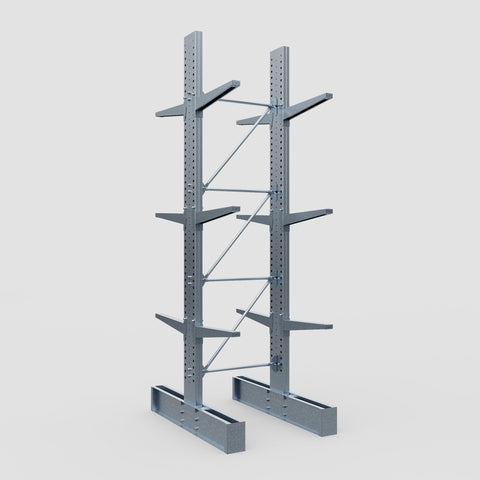 Cantilever Rack - Double Sided - Ultra Heavy Duty - Hot Dip Galvanized - Full Bay - Height 4877mm
