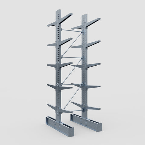 Cantilever Rack - Double Sided - Ultra Heavy Duty - Hot Dip Galvanized - Full Bay - Height 4877mm