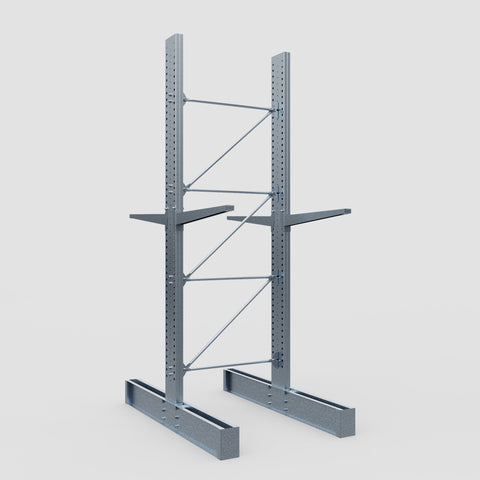 Cantilever Rack - Double Sided - Super Heavy Duty - Hot Dip Galvanized - Full Bay - Height 4877mm