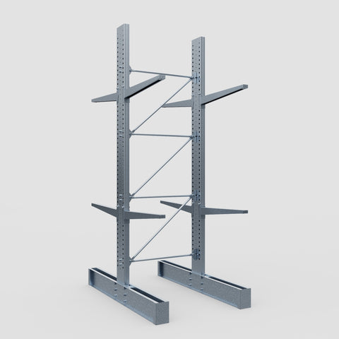 Cantilever Rack - Double Sided - Heavy Duty - Hot Dip Galvanized - Full Bay - Height 4572mm