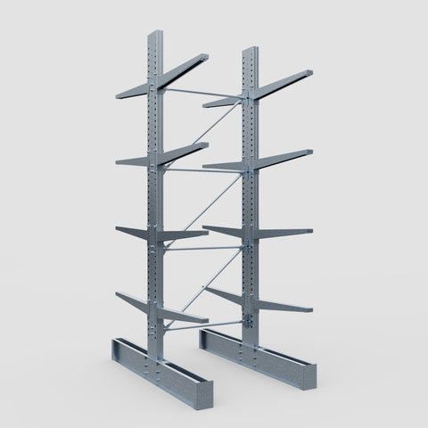 Cantilever Rack - Double Sided - Super Heavy Duty - Hot Dip Galvanized - Full Bay - Height 4877mm